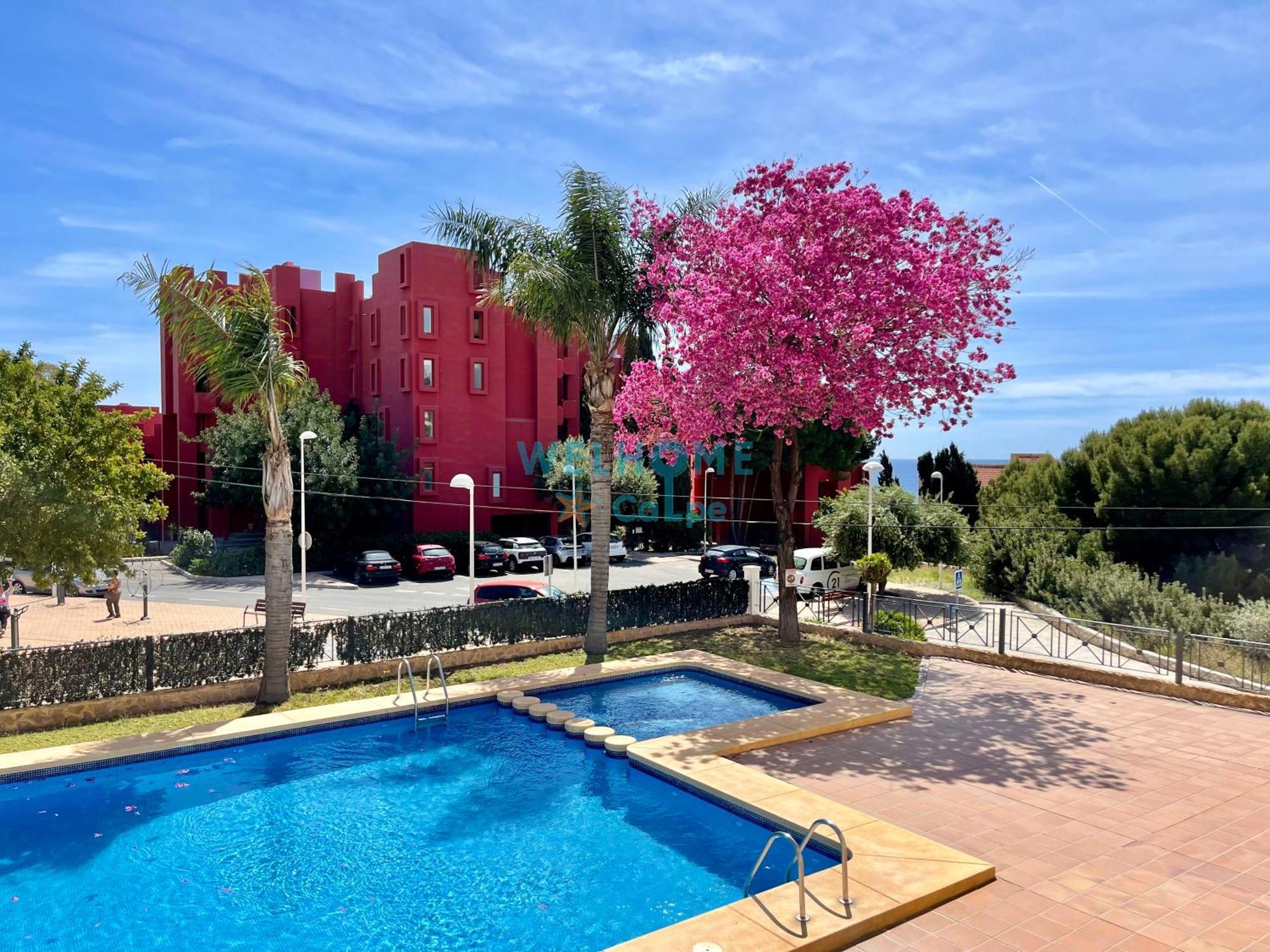 Manzana Bonito Y Comodo Apartamento Con Piscina Calp Extérieur photo