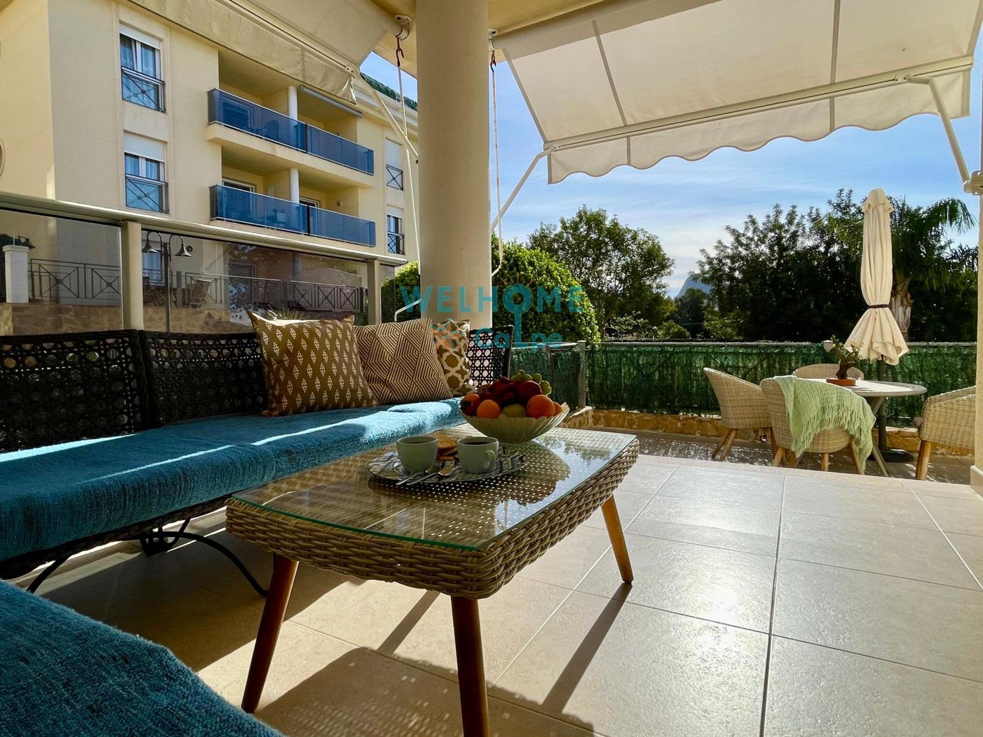Manzana Bonito Y Comodo Apartamento Con Piscina Calp Extérieur photo