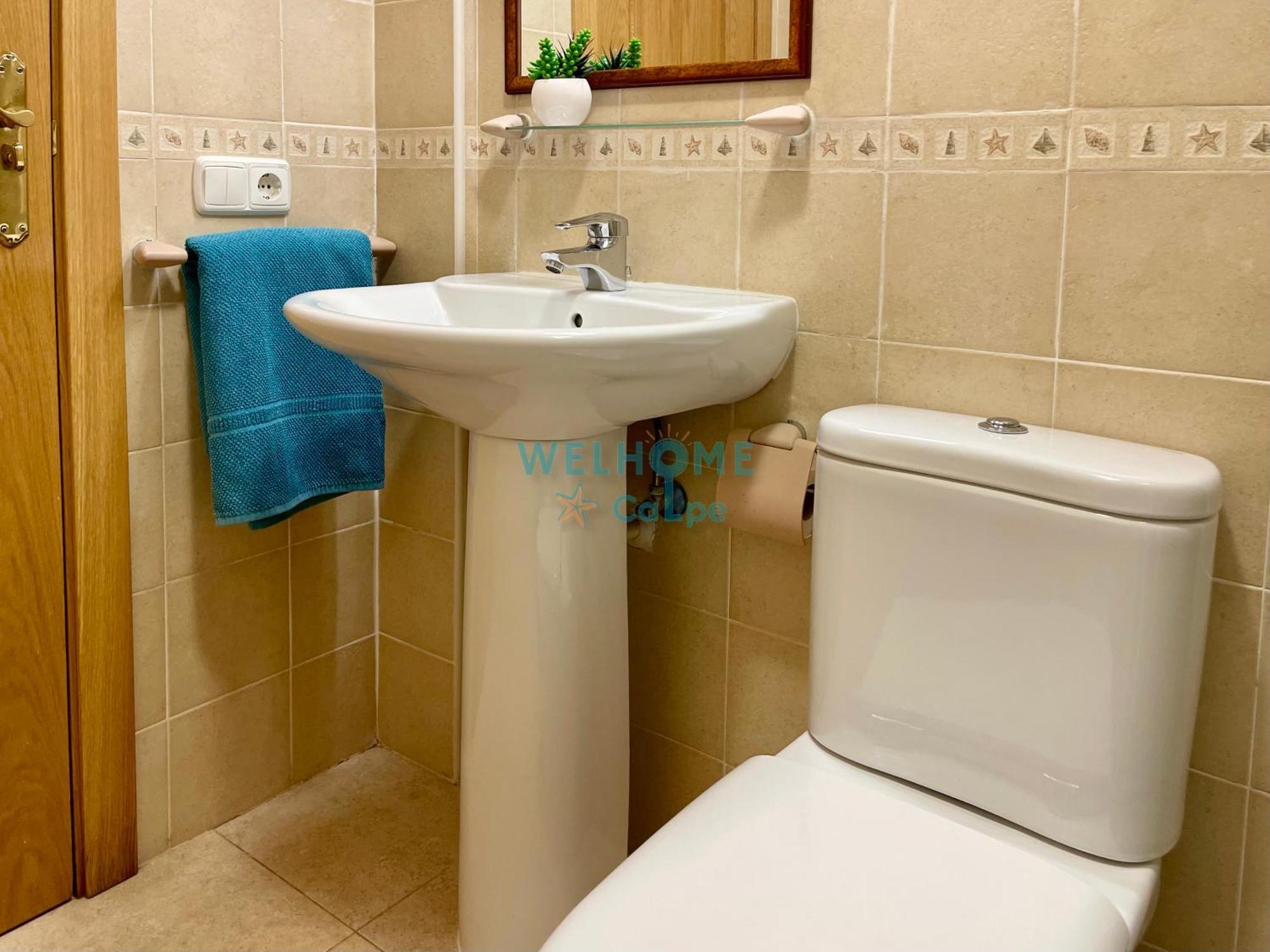 Manzana Bonito Y Comodo Apartamento Con Piscina Calp Extérieur photo