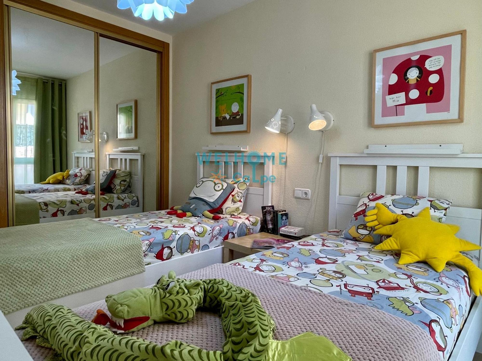 Manzana Bonito Y Comodo Apartamento Con Piscina Calp Extérieur photo