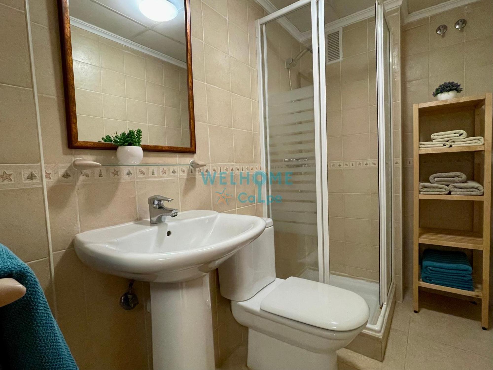 Manzana Bonito Y Comodo Apartamento Con Piscina Calp Extérieur photo