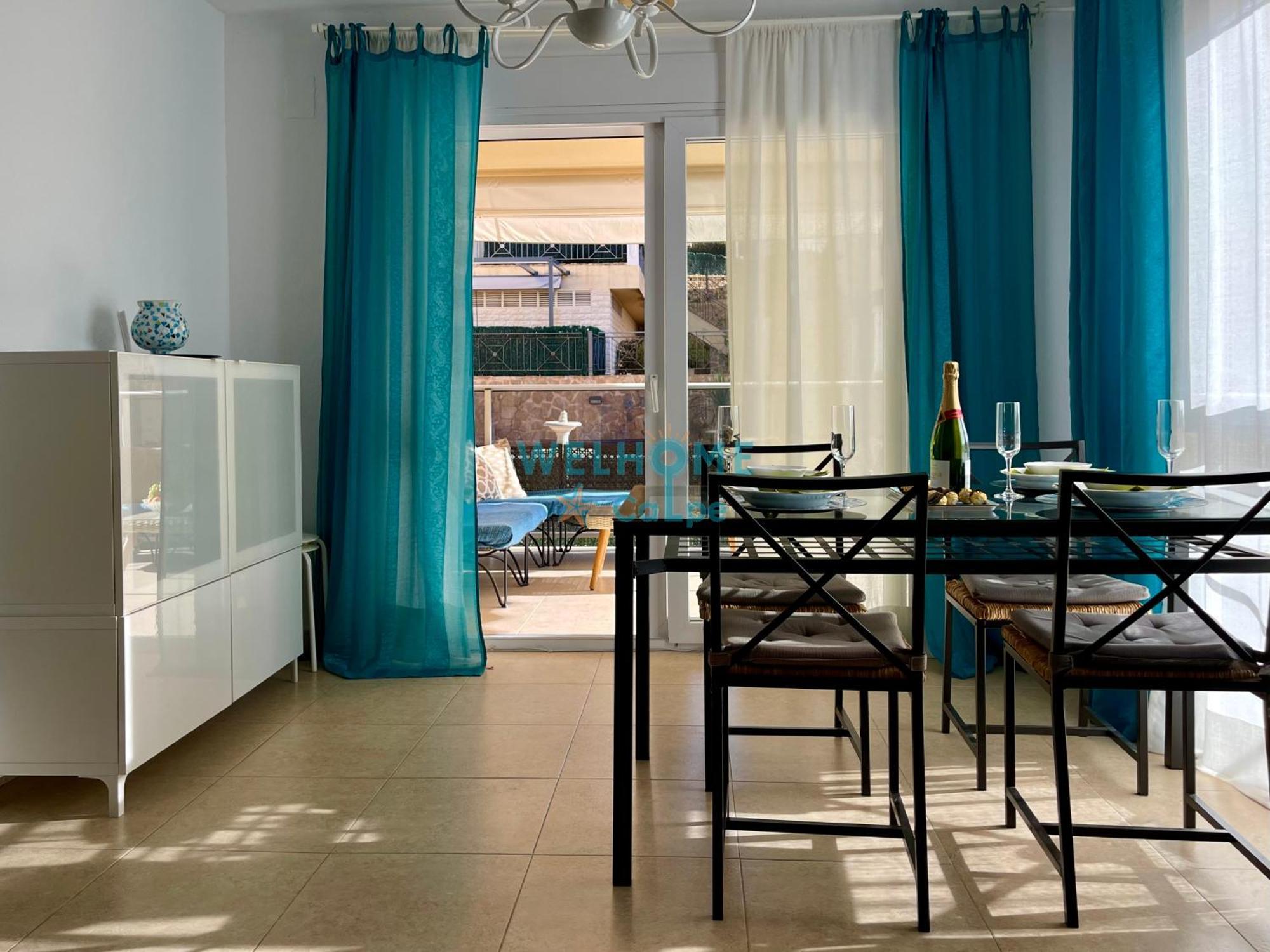 Manzana Bonito Y Comodo Apartamento Con Piscina Calp Extérieur photo