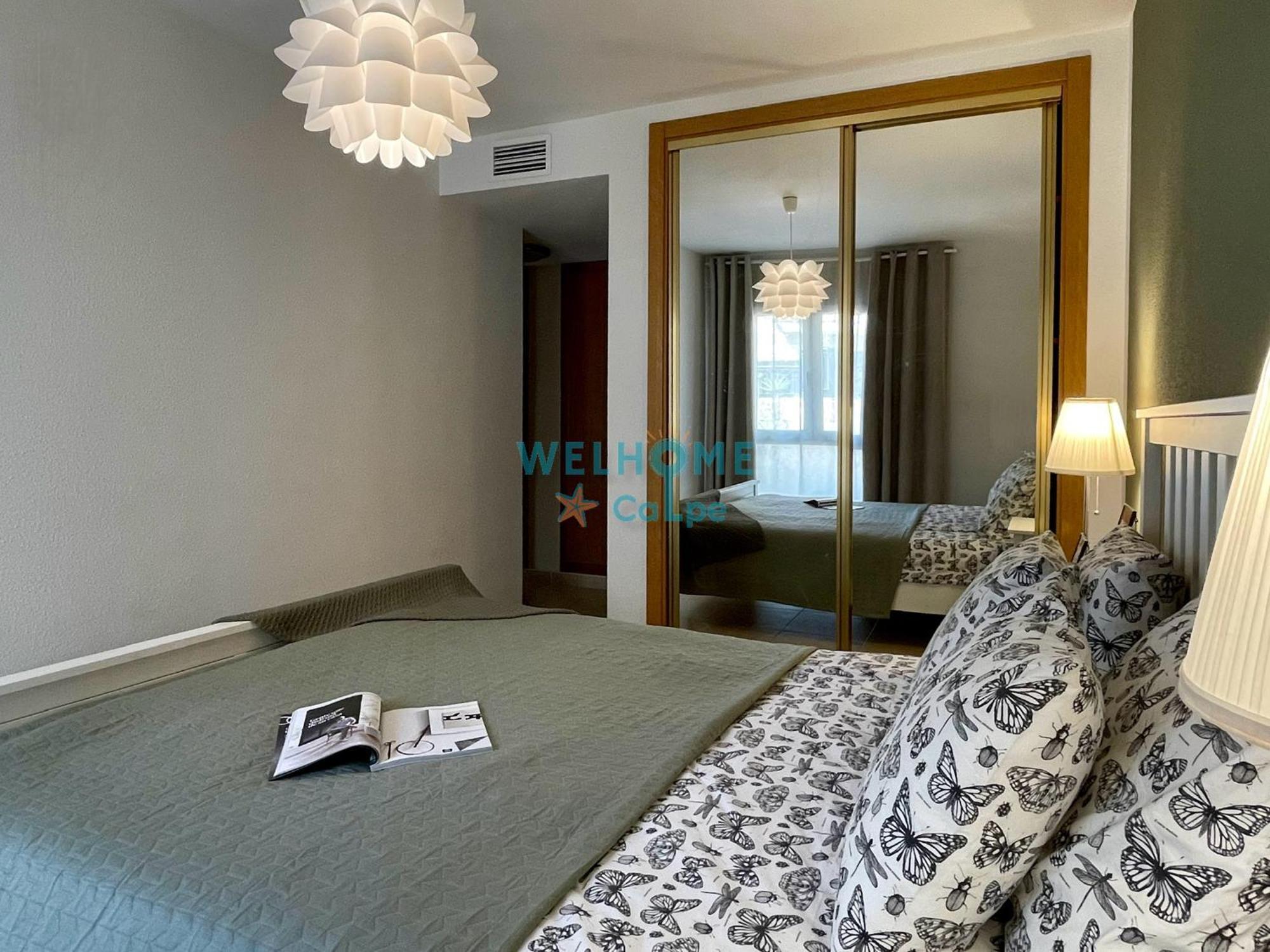 Manzana Bonito Y Comodo Apartamento Con Piscina Calp Extérieur photo