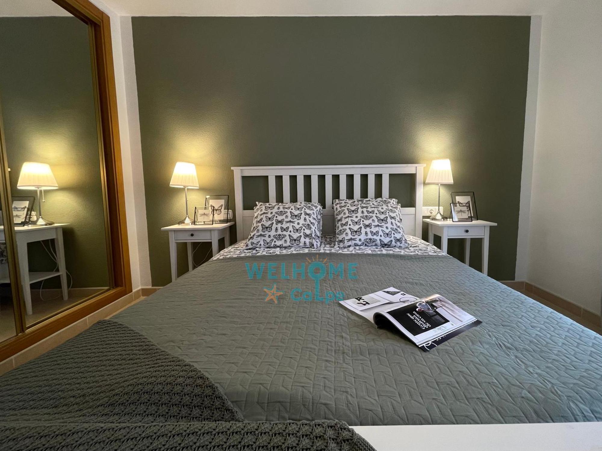 Manzana Bonito Y Comodo Apartamento Con Piscina Calp Extérieur photo
