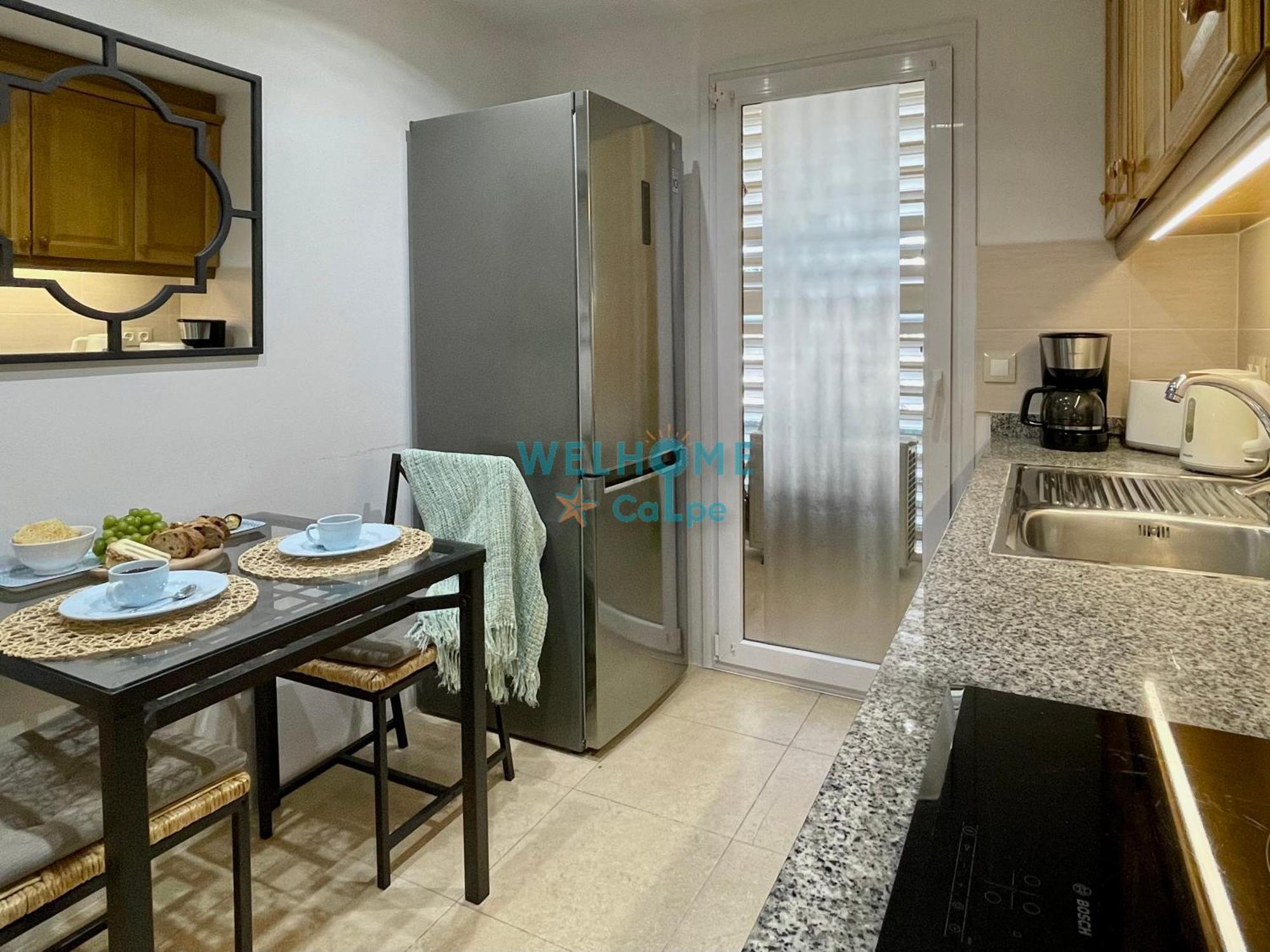 Manzana Bonito Y Comodo Apartamento Con Piscina Calp Extérieur photo