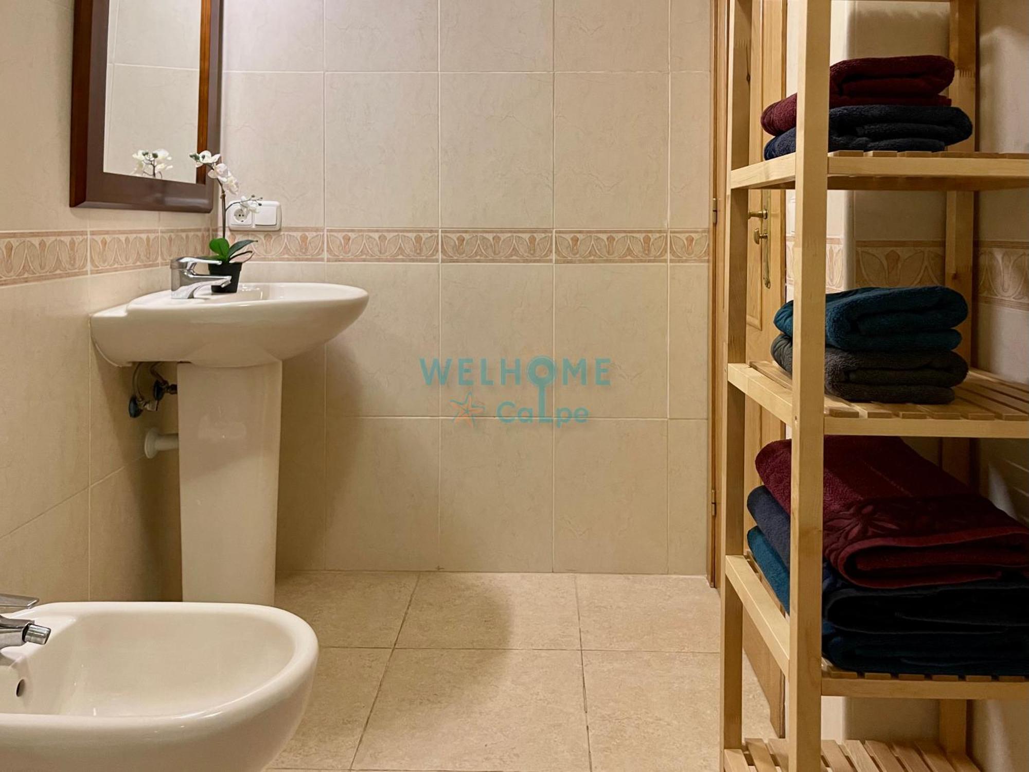 Manzana Bonito Y Comodo Apartamento Con Piscina Calp Extérieur photo