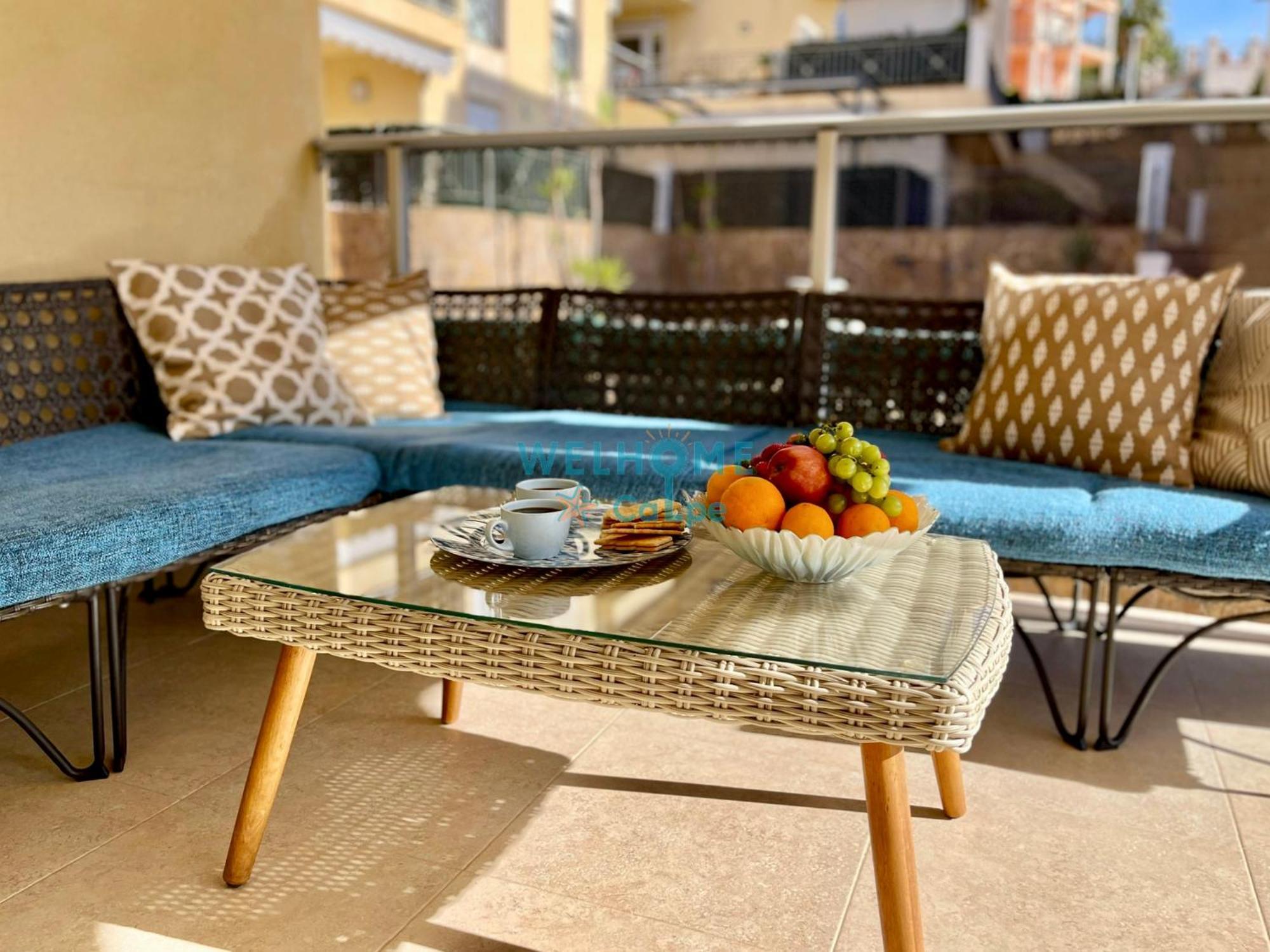 Manzana Bonito Y Comodo Apartamento Con Piscina Calp Extérieur photo