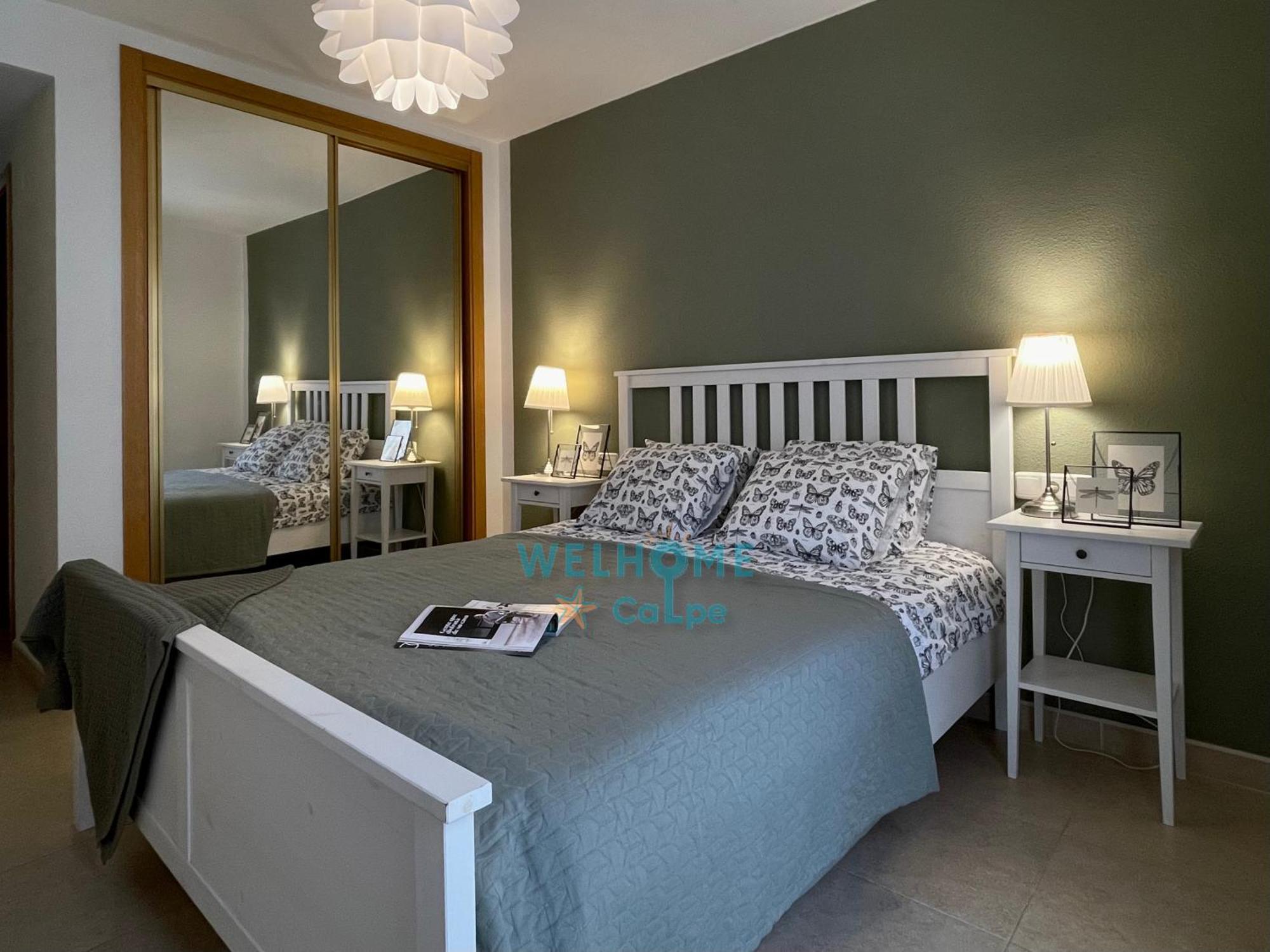 Manzana Bonito Y Comodo Apartamento Con Piscina Calp Extérieur photo