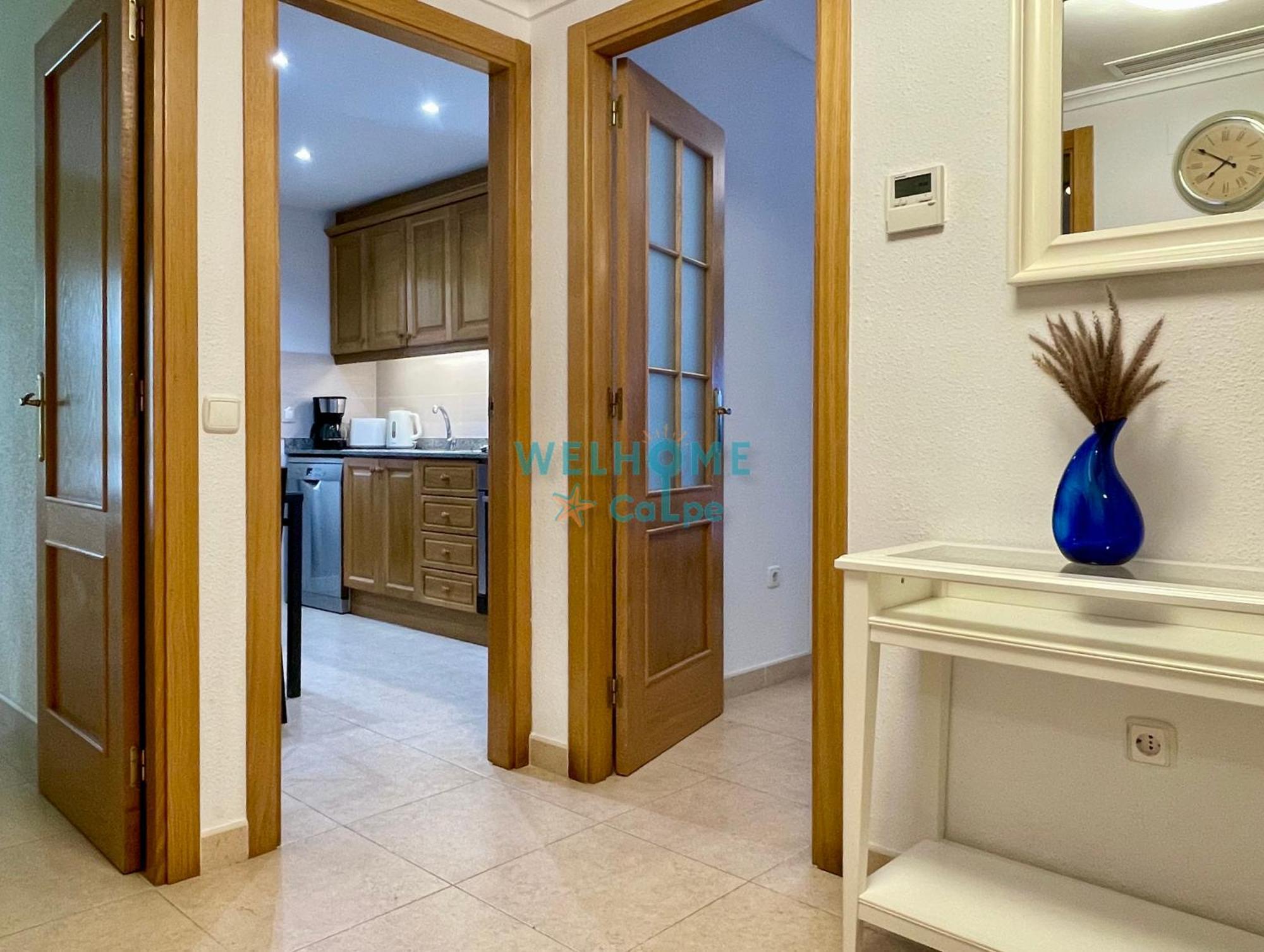 Manzana Bonito Y Comodo Apartamento Con Piscina Calp Extérieur photo