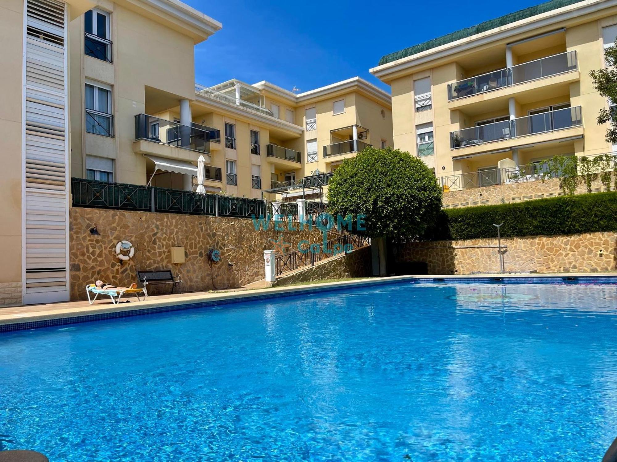 Manzana Bonito Y Comodo Apartamento Con Piscina Calp Extérieur photo