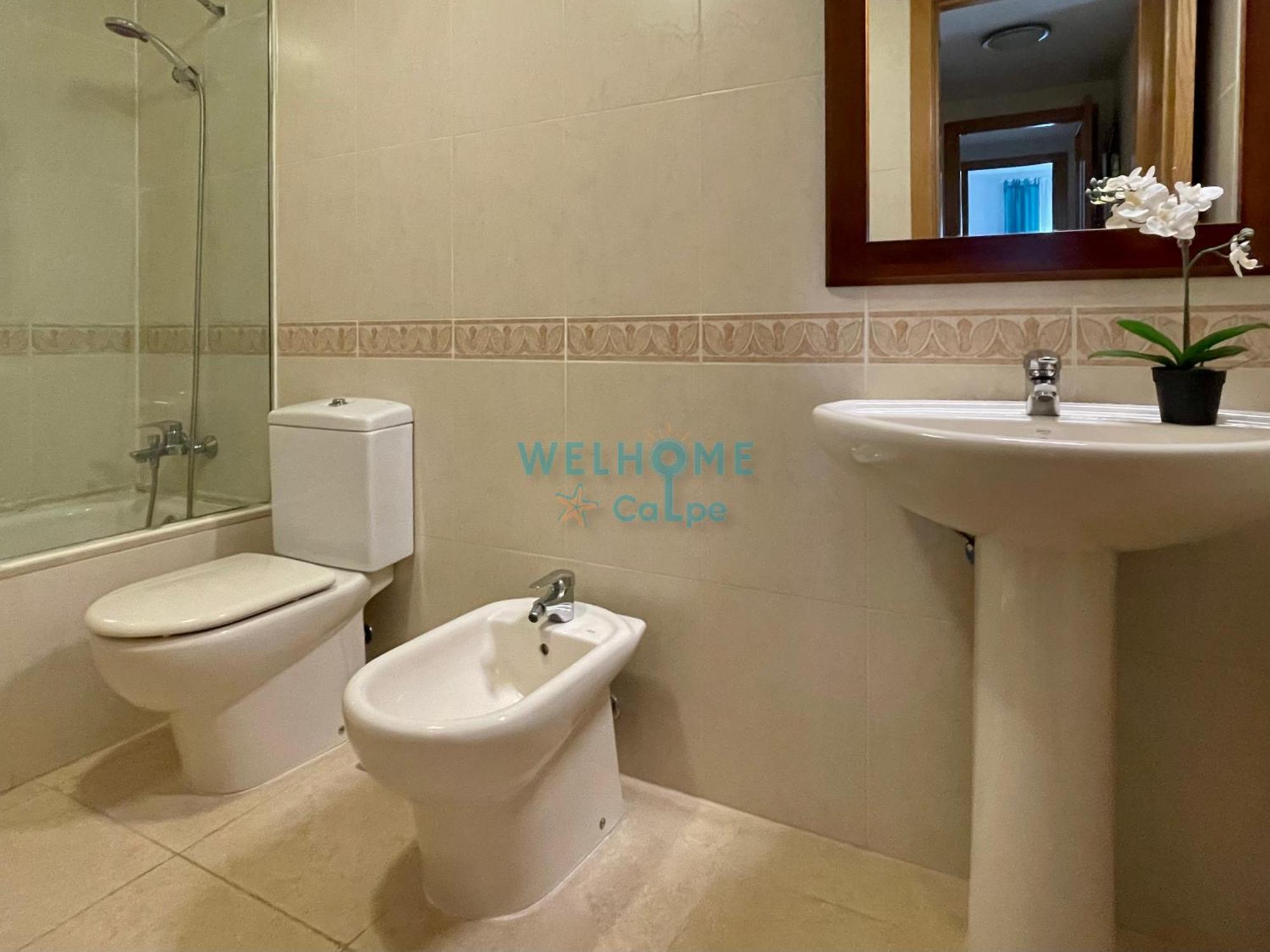 Manzana Bonito Y Comodo Apartamento Con Piscina Calp Extérieur photo